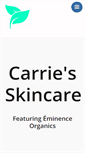 Mobile Screenshot of carries-skincare.com